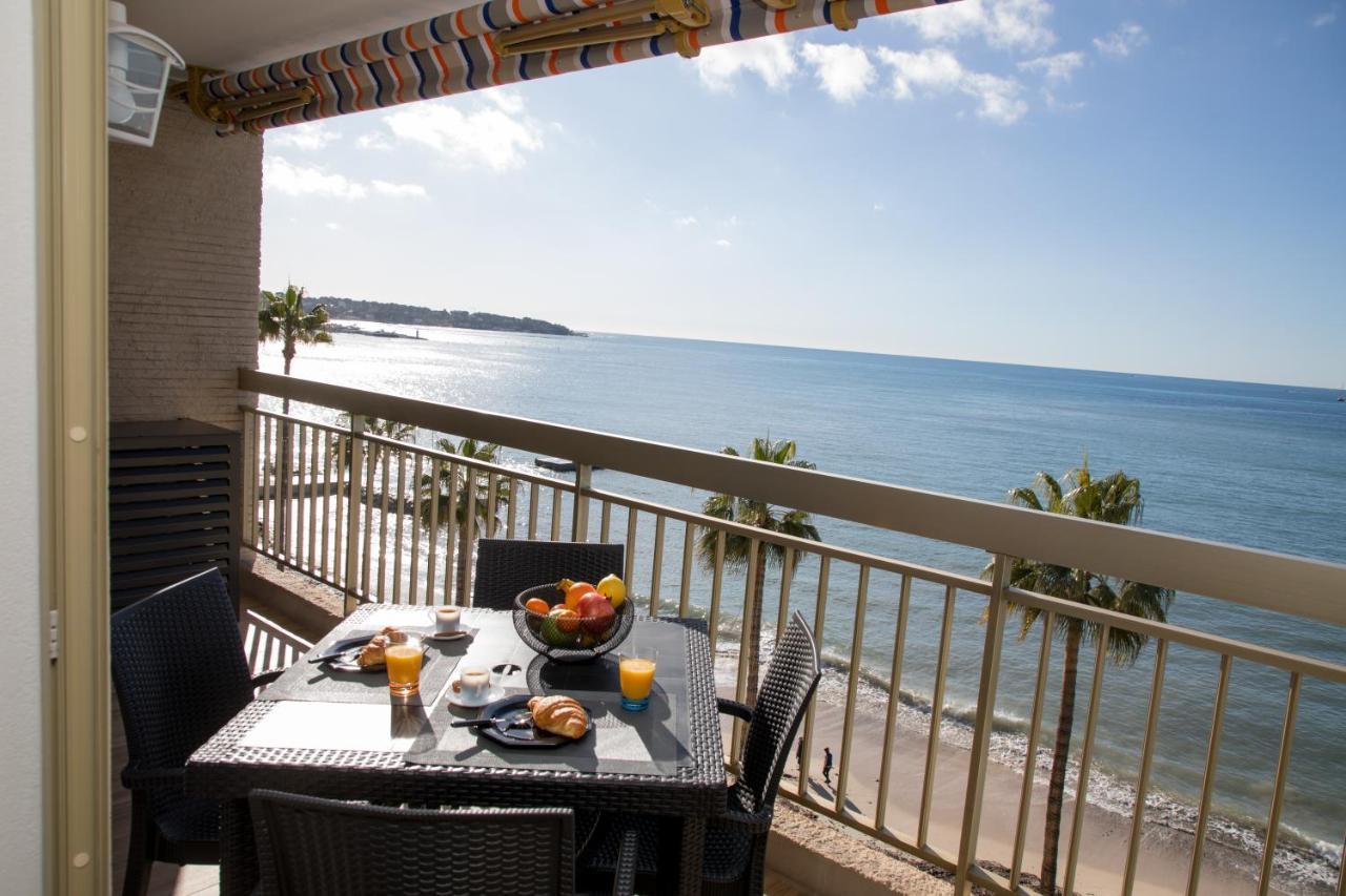 Vue Mer Panoramique, Clim, Balcon Et Plages Antibes Zewnętrze zdjęcie