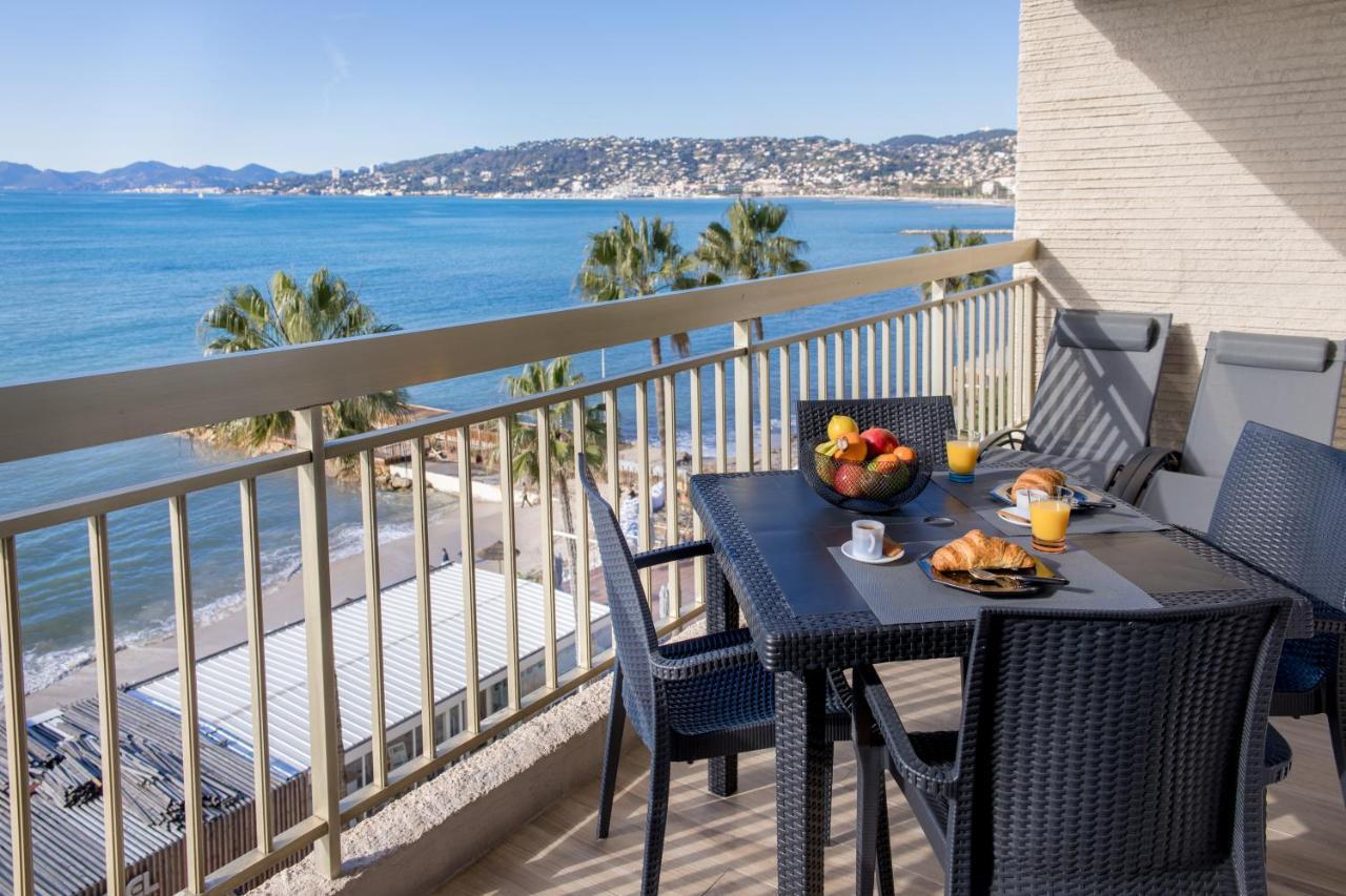 Vue Mer Panoramique, Clim, Balcon Et Plages Antibes Zewnętrze zdjęcie