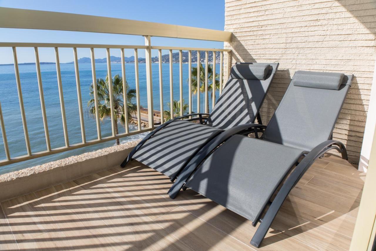 Vue Mer Panoramique, Clim, Balcon Et Plages Antibes Zewnętrze zdjęcie